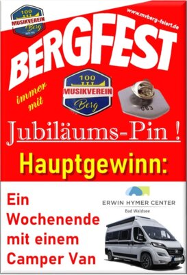 Mega Hauptpreis für Jubiläums-Pin-Gewinnspiel