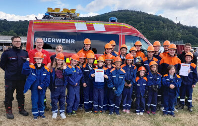 🎉🔥🚒 Jugendfeuerwehr Grabfeld: Erster Platz in Altersklasse 2 beim Kreiszeltlager!