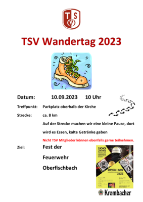 TSV Wandertag 2023 (Bild vergrößern)