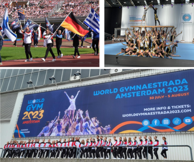 Welt-Gymnaestrada 2023 in Amsterdam mit Falkenseer Beteiligung