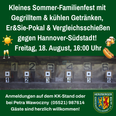 Kleines Sommer-Familienfest (Bild vergrößern)