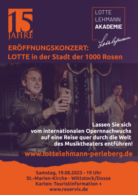 Lotte Lehmann Akademie: Sommerkonzert in der St.-Marien-Kirche