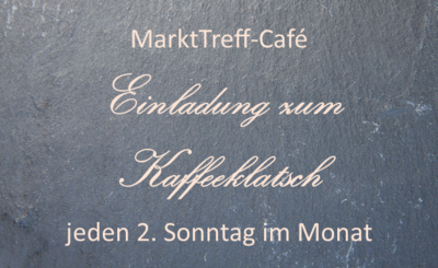 Sonntag zum Kaffeeklatsch ins MarktTreff-Café (Bild vergrößern)