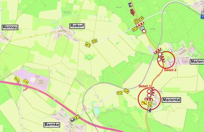 Vorabinfo: Sperrung B 244 von Mariental-Dorf bis Mariental-Horst ab 21.08.2023