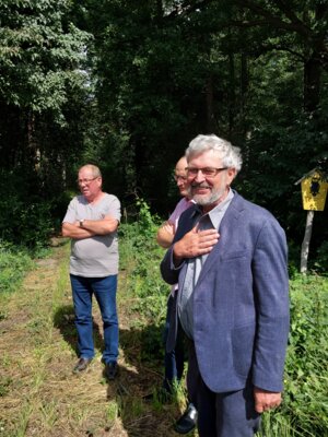 Umweltminister besuchte Krahner Busch am 10.08.2023 (Bild vergrößern)