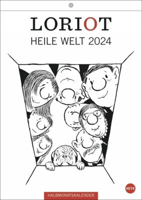 Loriot Heile Welt Halbmonatskalender 2024