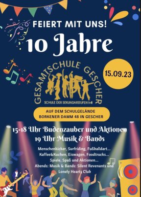 Ein Grund zum Feiern: 10 Jahre Gesamtschule Gescher