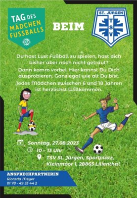 Tag des Mädchenfussballs beim TSV St. Jürgen (Bild vergrößern)