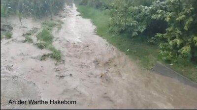Foto zur Meldung: Starkregen über Börde-Hakel führt erneut zu Überschwemmungen