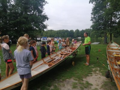 Sommercamp des KSB Potsdam Mittelmark zu Gast bei uns Ruderern (Bild vergrößern)