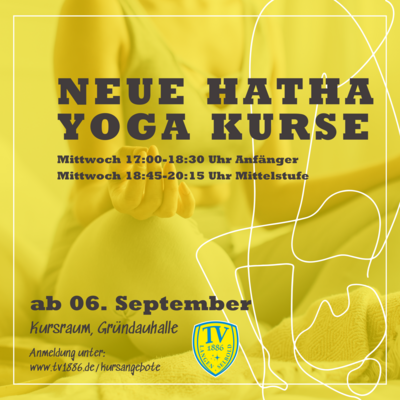 Neue Hatha Yoga Kurse ab September (Bild vergrößern)