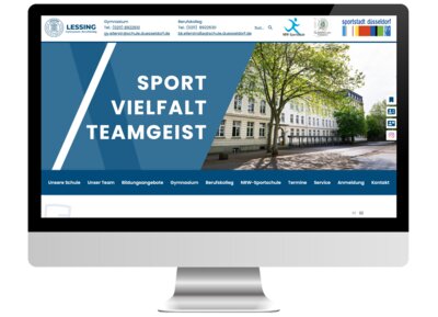 Unsere Schulhomepage erscheint in neuem Glanz (Bild vergrößern)
