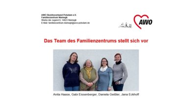 Team des Familienzentrum Niemegk