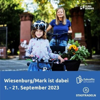 STADTRADELN 2023 - Wiesenburg/Mark ist dabei! (Bild vergrößern)