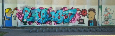 Meldung: Graffiti-Workshop in der Projektwoche