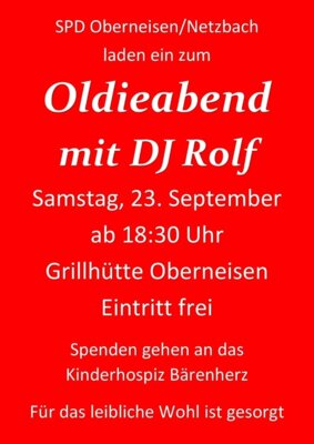 Oldieabend mit DJ Rolf (Bild vergrößern)