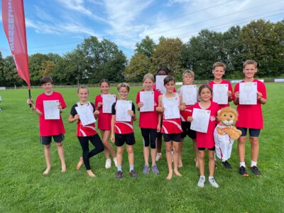 U12 Leichtathletik-Team des TuS Wesseling überzeugt beim Landesfinale (Bild vergrößern)