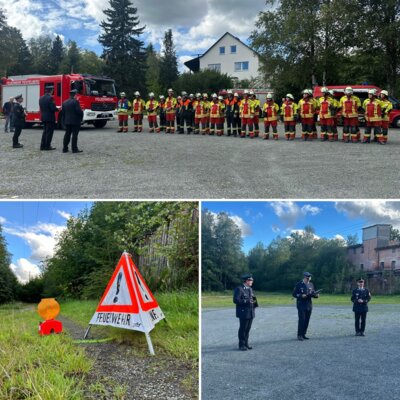 Inspektion der Freiwilligen Feuerwehren Fichtelberg und Neubau