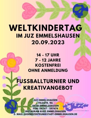 Weltkindertag im Jugendzentrum Emmelshausen