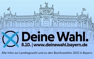 Landtags- und Bezirkswahl 2023 - Briefwahlunterlagen online beantragen