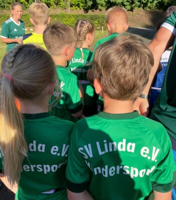 Foto zur Meldung: Sportliche Woche der SV Linda Kids