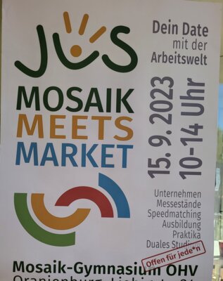 Meldung: Mosaik meets Market – Schule trifft Wirtschaft