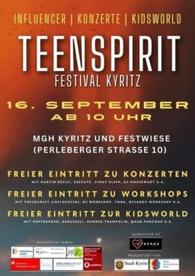 Teenspirit am 16. September in Kyritz