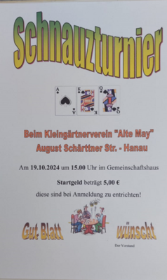 Schnauzturnier in der Alten May