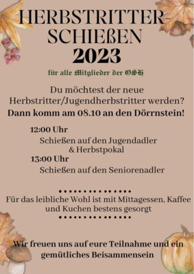 Herbstschießen der Ortenberger Schützengesellschaft (Bild vergr&ouml;&szlig;ern)