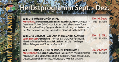 Der neue HERBSTFLYER ist da! (Bild vergr&ouml;&szlig;ern)