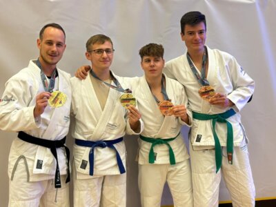Foto zu Meldung: Ju-Jitsu German Open 2023 – Gold und Bronze für Zeitz