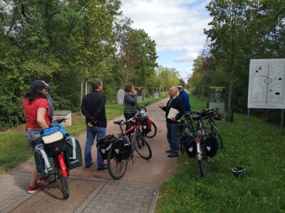 Die erste gemeinsame baukulturelle Radtour der IG Sachsens Schönste Dörfer und der AG Historische Dorfkerne Brandenburg