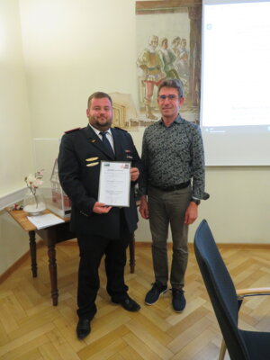 Bestellung von Herrn Andreas Krebs zum stellvertretenden Feuerwehrkommandanten (Bild vergrößern)