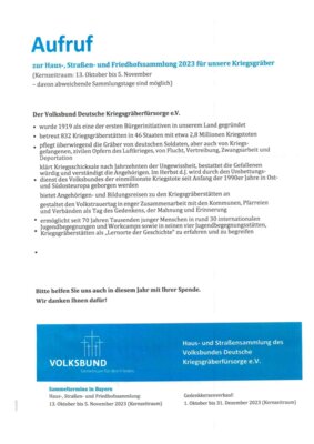 Volksbund Deutsche Kriegsgräberfürsorge e. V. (Bild vergrößern)