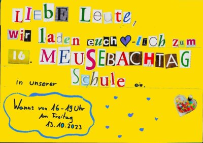 SAVE THE DATE! 13.10.2023 Meusebachtag! (Bild vergrößern)