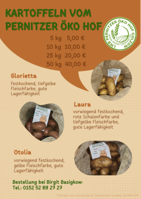 Meldung: Kartoffeln vom Pernitzer ÖKO Hof