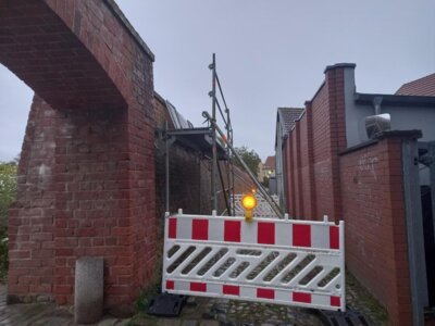 Vorschaubild zur Meldung: Teilsperrung der Straße An der Mauer ab Mittwoch, 11. Oktober