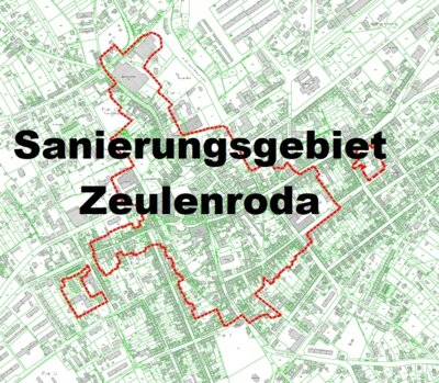 Information für Grundstückseigentümer/ -innen im Sanierungsgebiet Innenstadt Zeulenroda (Bild vergrößern)