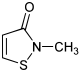 Strukturformel Methyl-Isothiazolinon MIT (Bild vergrößern)