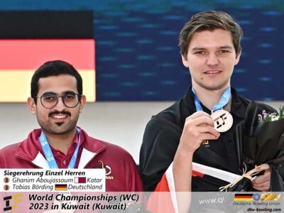 Foto zur Meldung: DKB gratuliert Bowling-WM-Dritten Tobias Börding
