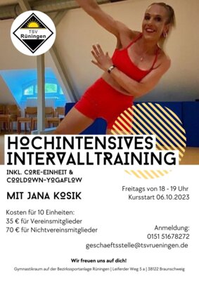 Hochintensives Intervalltraining (Bild vergrößern)