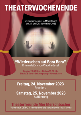 Foto zur Meldung: Theaterwochenende in Mörschbach
