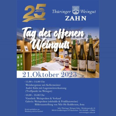 25 Jahre Thüringer Weingut Zahn