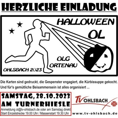 Einladung zum Halloween-OL nach Ohlsbach