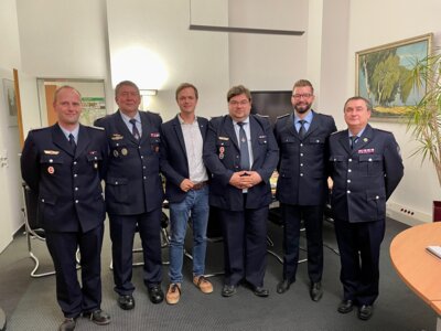 Foto zur Meldung: Neue Wehrführung der Freiwilligen Feuerwehr Neuruppin bestellt
