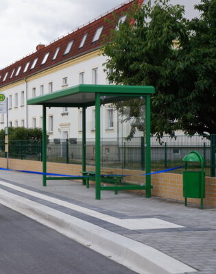 Haltestelle Pestalozzi-Grundschule / Mühlenstraße (Bild vergrößern)