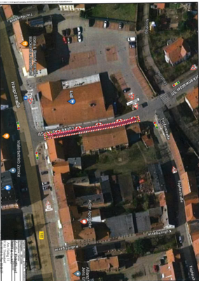 Straßensperrung in Dahme/Mark (Bild vergrößern)