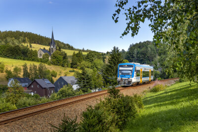 Zuschlag: Freiberger Eisenbahn fährt weiter RB 83 Freiberg - Holzhau (Bild vergrößern)