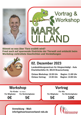 Workshop und Vortrag mit Markulland (Bild vergrößern)