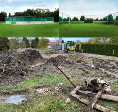 Soccer-Court - Baubeginn erfolgt (Bild vergrößern)